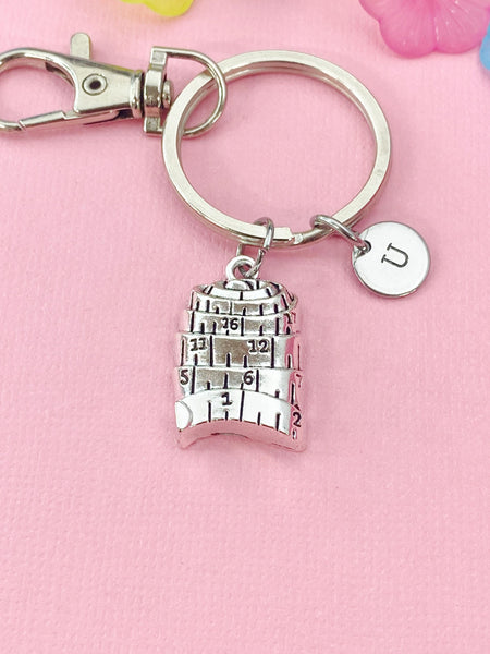 Measuring Tape Charm Keychain, N6453