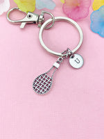 Tennis Racquet Charm Keychain, Racket, N6455