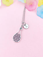 Tennis Racquet Charm Necklace, Racket, N6455N