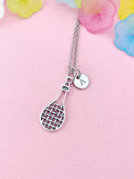 Tennis Racquet Charm Necklace, Racket, N6455N