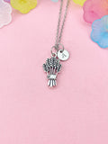 Ear of Wheat Charm Necklace, N6458