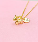 Tiny Cute Dog Charm Gold Necklace, N6567