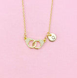 Handcuff Charm Necklace, N6570