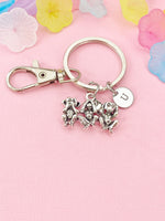 Three Wise Monkeys Keychain, See No Evil, Hear No Evil, Speak No Evil, N6459