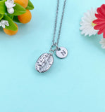 Silver Coffee Bean Charm Necklace, Christmas Gift for Friend Sister Mom or Coffee Lovers, N6575