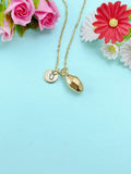 Gold TINY Sweet Potato Charm Necklace, N6581