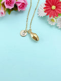 Gold TINY Sweet Potato Charm Necklace, N6581