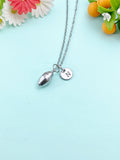 Silver TINY Sweet Potato Charm Necklace, N6582
