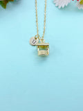 Gold Wishing Well Charm Necklace, N6582