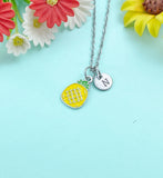 Silver Pineapple Charm Necklace, N6583