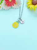 Silver Pineapple Charm Necklace, N6583