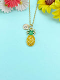 Gold Pineapple Charm Necklace, N6584