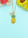 Gold Pineapple Charm Necklace, N6584