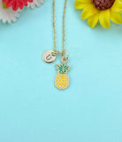 Gold Pineapple Charm Necklace, N6585