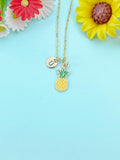 Gold Pineapple Charm Necklace, N6585