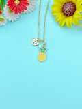Gold Pineapple Charm Necklace, N6585