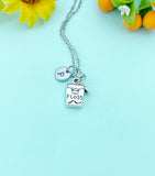 Dental Floss Charm Necklace – Unique Gift for Dentists & Hygienists, N185N