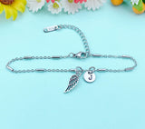 Guardian Angel Wing Charm Bracelet Sympathy Gift & Everyday Reminder, N1547C
