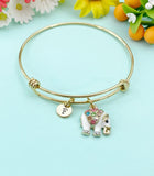 Lucky Elephant Charm Bracelet, Strength Wisdom Gift, B549