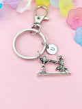 Anchor Charm Keychain, Nautical Ocean Jewelry Strength Stability Gift, N6463