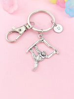 Monkey Charm Keychain Playful Animal Accessory for Bags & Keys, N6464