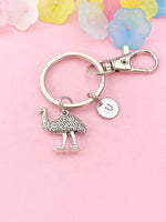Emu Charm Keychain - Unique Bird Pendant for Nature Lovers,  N6467