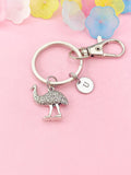Emu Charm Keychain - Unique Bird Pendant for Nature Lovers,  N6467
