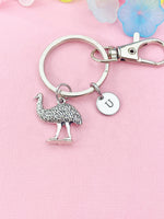 Emu Charm Keychain - Unique Bird Pendant for Nature Lovers,  N6467