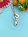 Gold TINY Potato Nuggets Charm Necklace, N6602