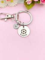Soccer Coach Charm Keychain – Personalized Gift for Sports Mentor, D537A