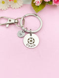 Soccer Coach Charm Keychain – Personalized Gift for Sports Mentor, D537A