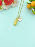 Gold Peanut Charm Necklace, N6603