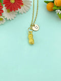 Gold Peanut Charm Necklace, N6603