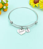 Cousin Heart Charm Bracelet, N928A