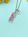 Silver Computer Keyboard Charm Necklace, N5804N