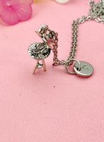 Barbecue Grill Charm Necklace – Chef Cook  Jewelry for BBQ Lovers, N6470
