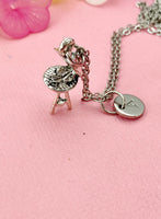Barbecue Grill Charm Necklace – Chef Cook  Jewelry for BBQ Lovers, N6470