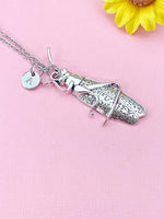 Grasshopper Charm Necklace– Insect Charm for Nature Lovers, N6473N