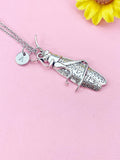 Grasshopper Charm Necklace– Insect Charm for Nature Lovers, N6473N