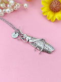 Grasshopper Charm Necklace– Insect Charm for Nature Lovers, N6473N