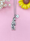 Bear Charm Necklace– Forest Animal Jewelry Gift, N6474N