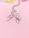 Chainsaw Charm Necklace – Funny Gift for Tree Cutters & Horror Lovers, N6482