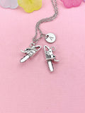 Chainsaw Charm Necklace – Funny Gift for Tree Cutters & Horror Lovers, N6482
