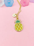 Pineapple Charm Necklace – Confidence Leadership Gift for Career Growth, Promotion, New Job, N6487