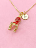 Throne Chair Charm Necklace, N6488