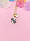 Dollar Symbol Charm Necklace – Ambition, Success & Financial Confidence Gift, N6491
