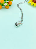 Cheerleader Megaphone Charm Necklace, N1118M