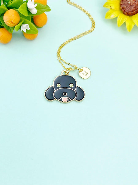 Gold Cute Dog Charm Necklace, N5908
