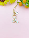 Stethoscope Charm Necklace – Medical Jewelry Gift for Nurses, Doctors, EMTs & Healthcare Workers, N6513
