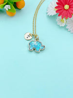 Gold Elephant Necklace – Dainty Animal Jewelry Gift for Women, Good Luck Charm, Minimalist Safari Pendant, N2609